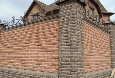 цегляний паркан для дому